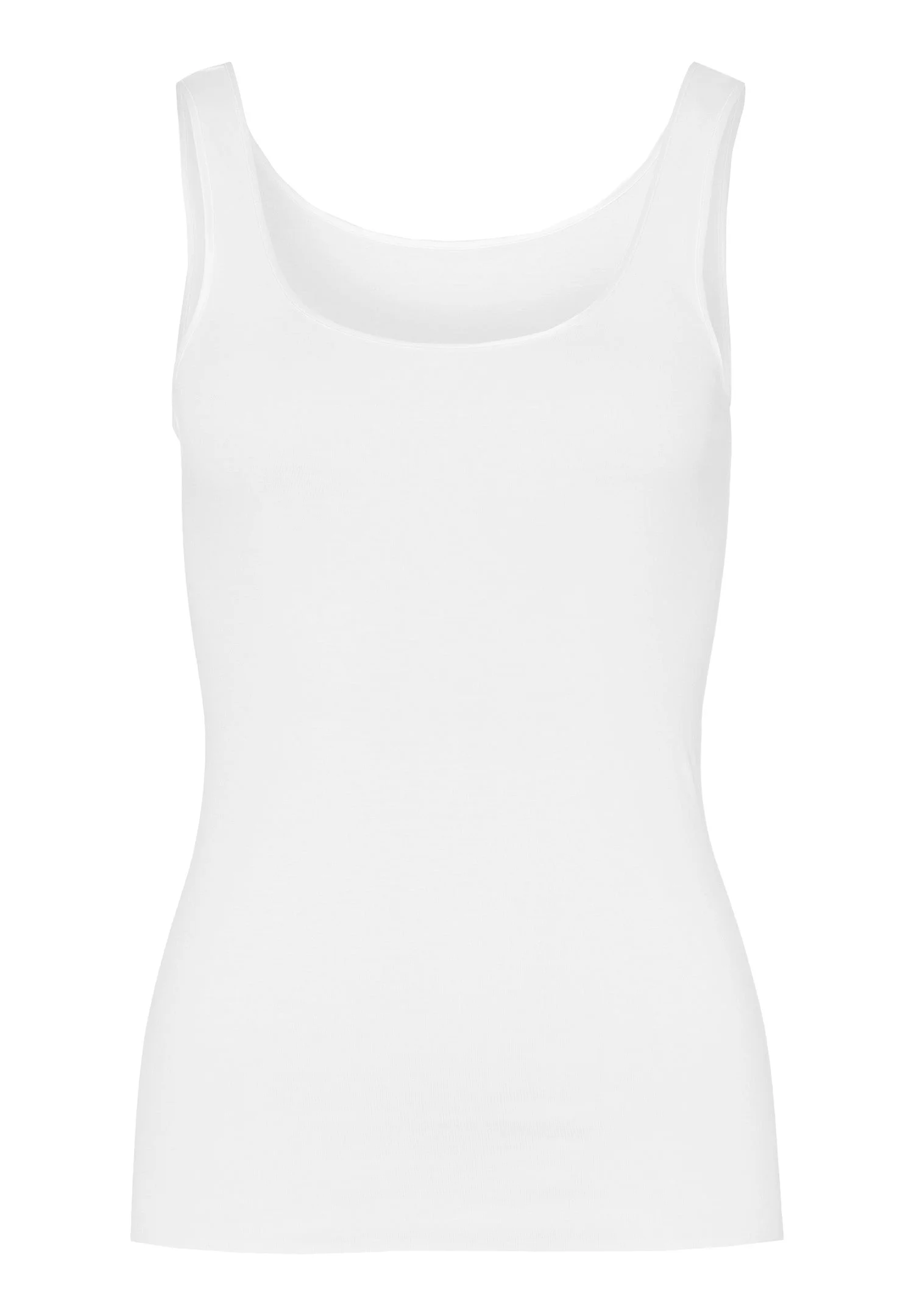 Cotton Seamless Round Neck Cotton Tank Top - 1