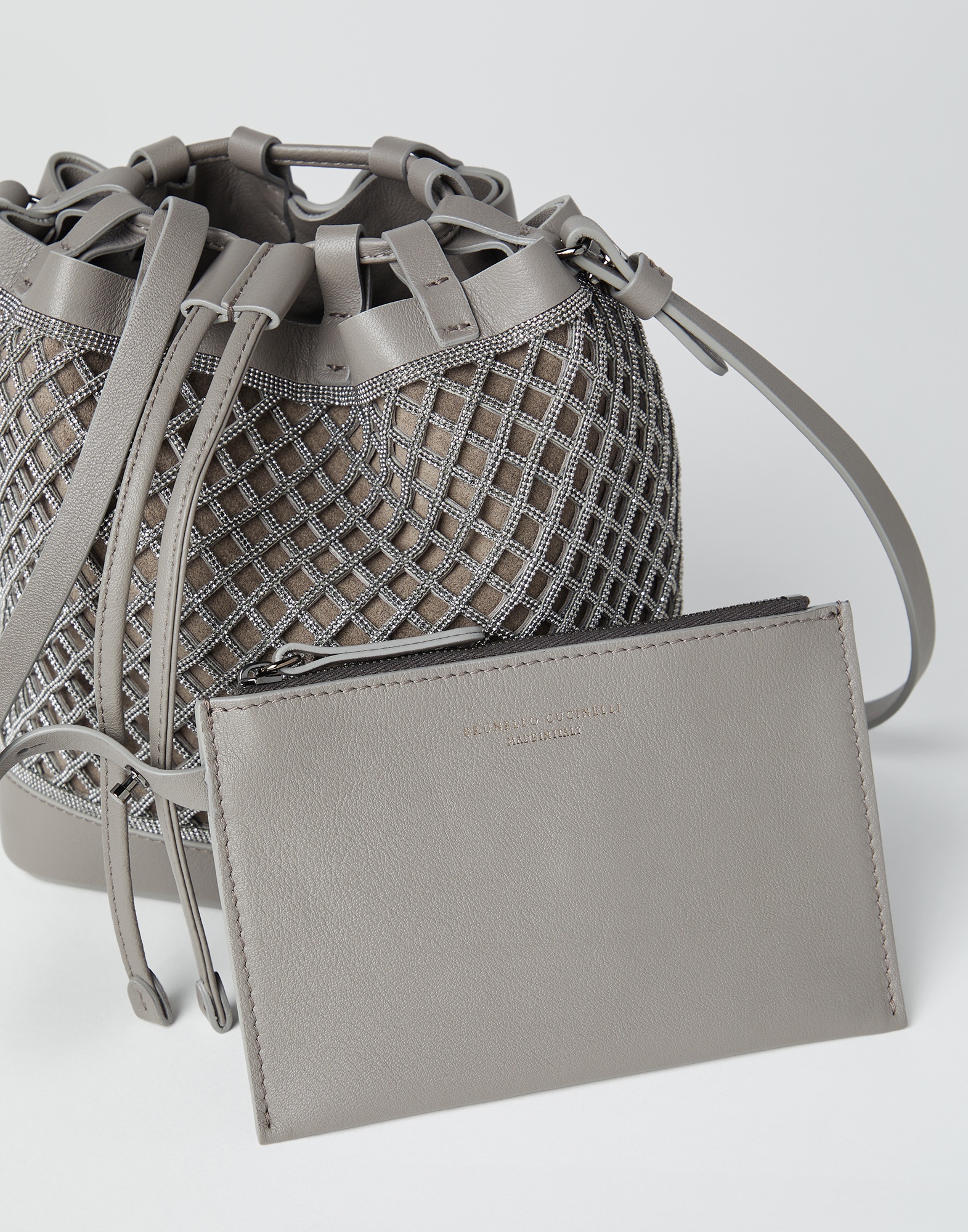 Precious net bucket bag - 5