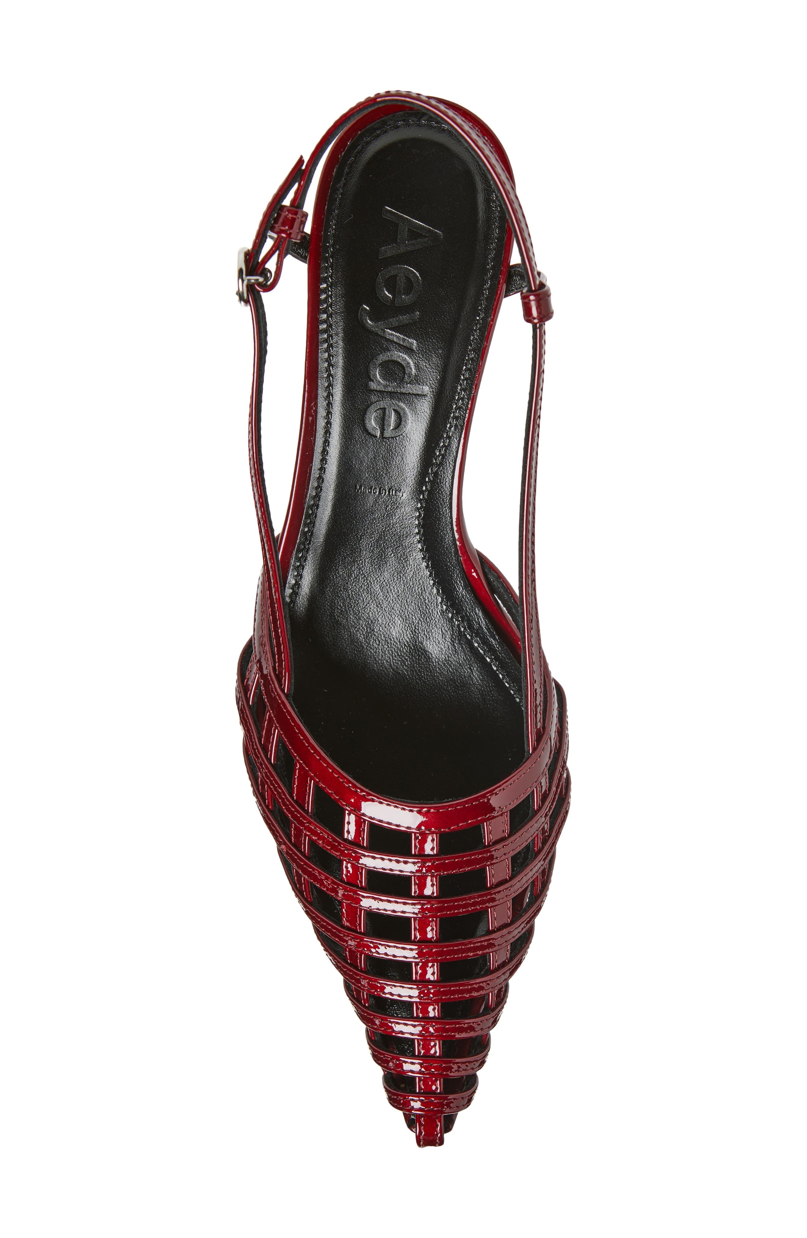 aeyde Helit Pump in Red Metallic at Nordstrom - 5