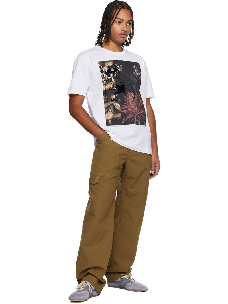 Dries Van Noten Khaki Cotton Trousers outlook