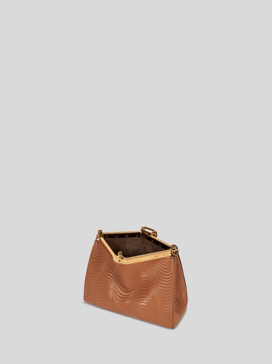 SMALL VELA BAG WITH WAVY MOTIF - 3