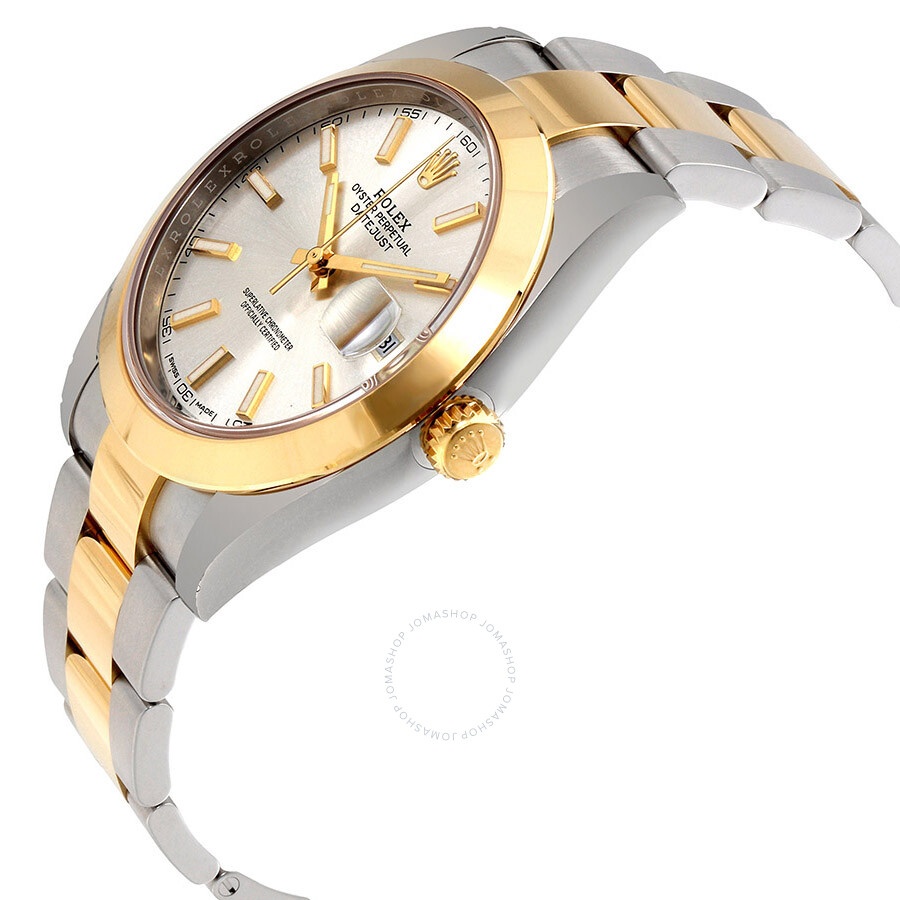 Rolex Datejust 41 Silver Dial Steel and 18K Yellow Gold Oyster Bracelet Men's Watch 126303SSO - 2