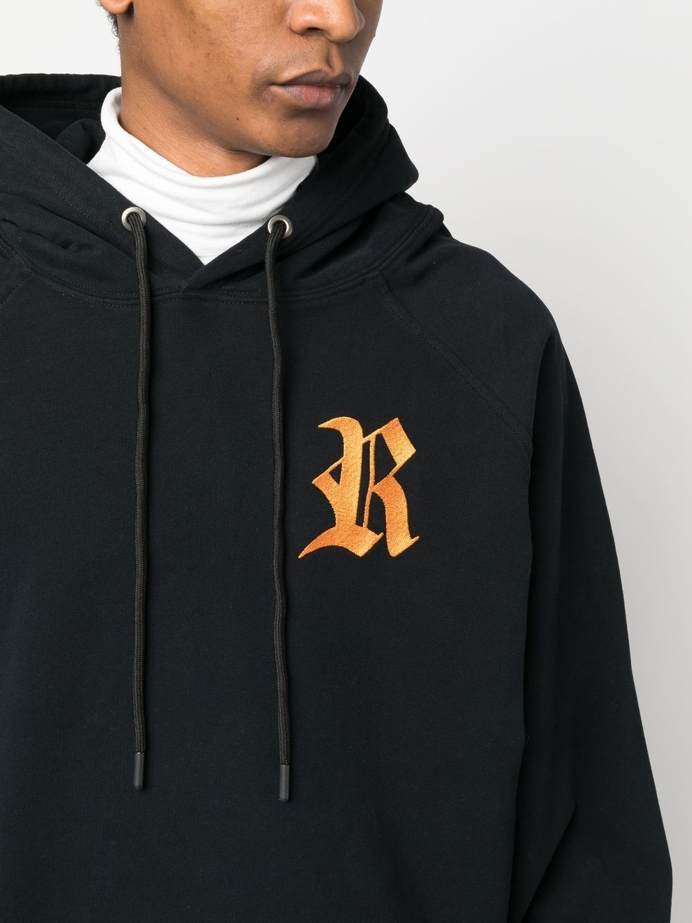 monogram-print hoodie - 4