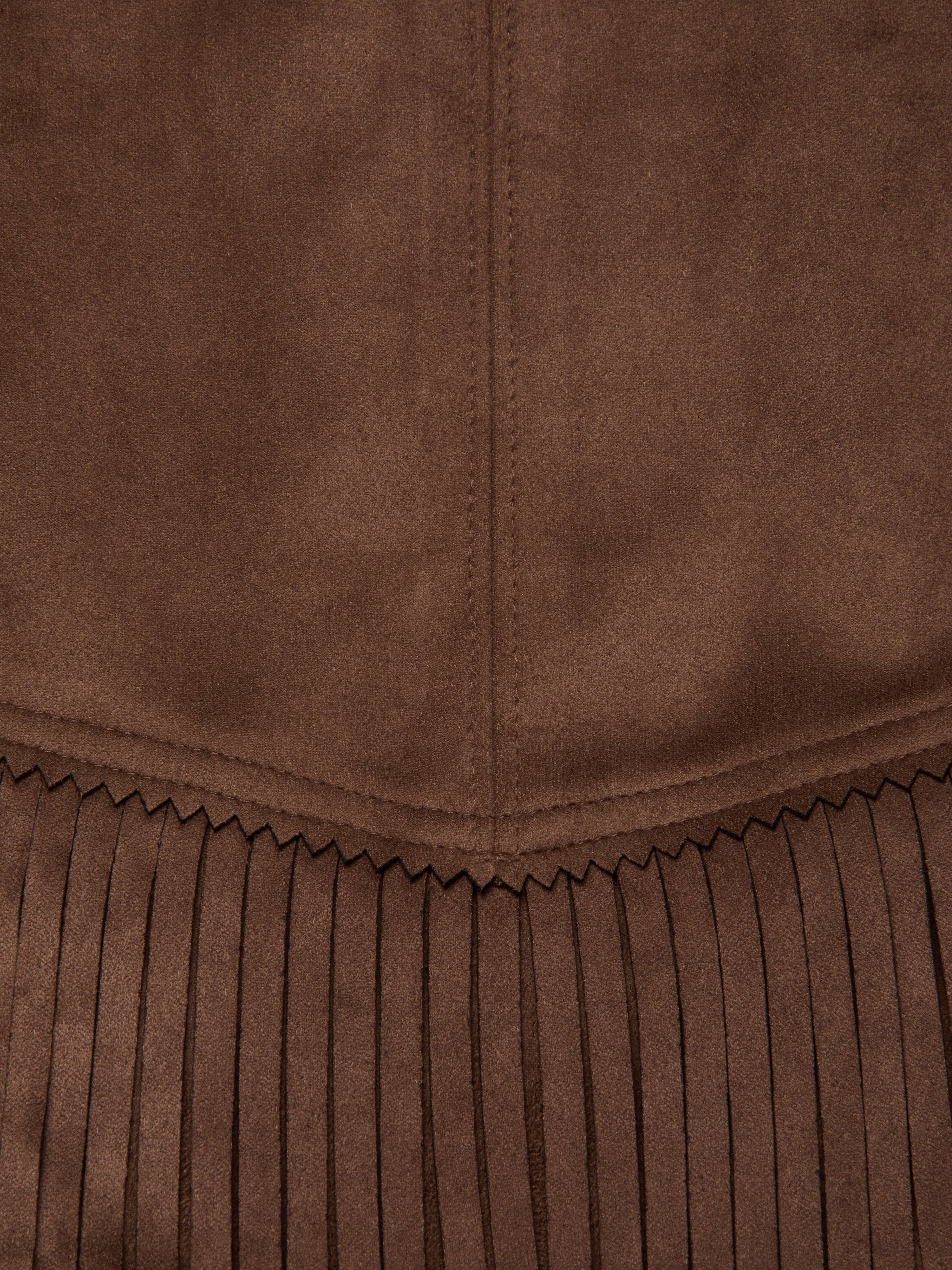 Lyle Vegan Suede Mini Skirt - 6