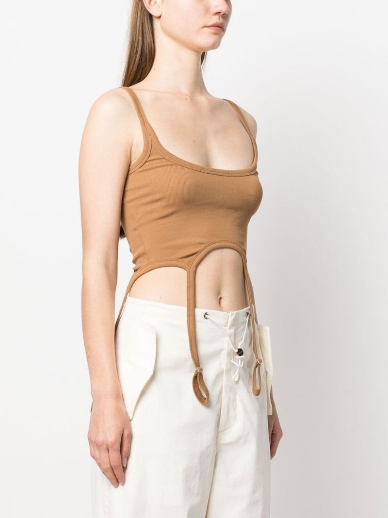 Hooks cropped tank top - 3