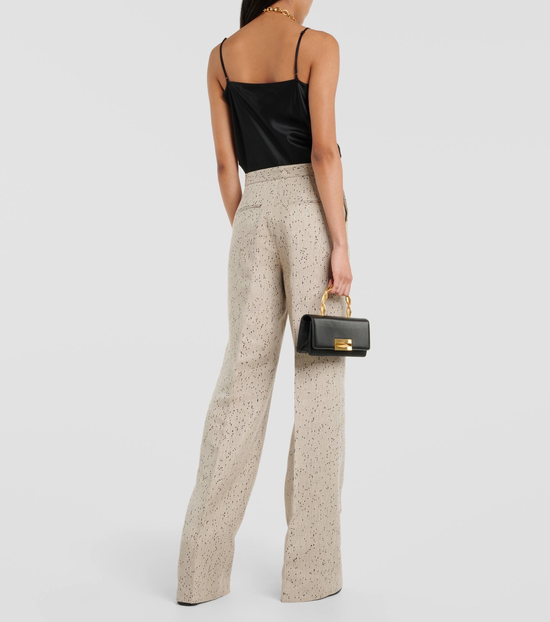 Laski hemp-blend wide-leg pants - 3