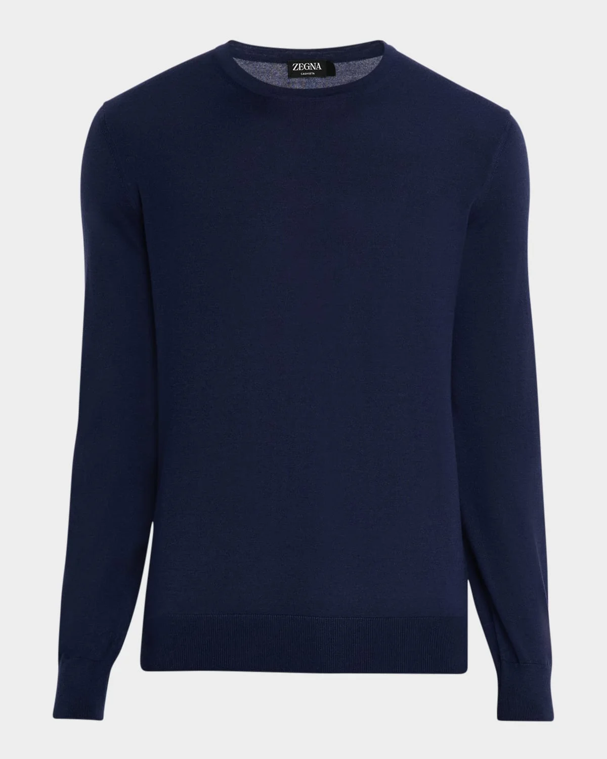 Men's Cashseta Cashmere and Silk Crewneck Sweater - 1
