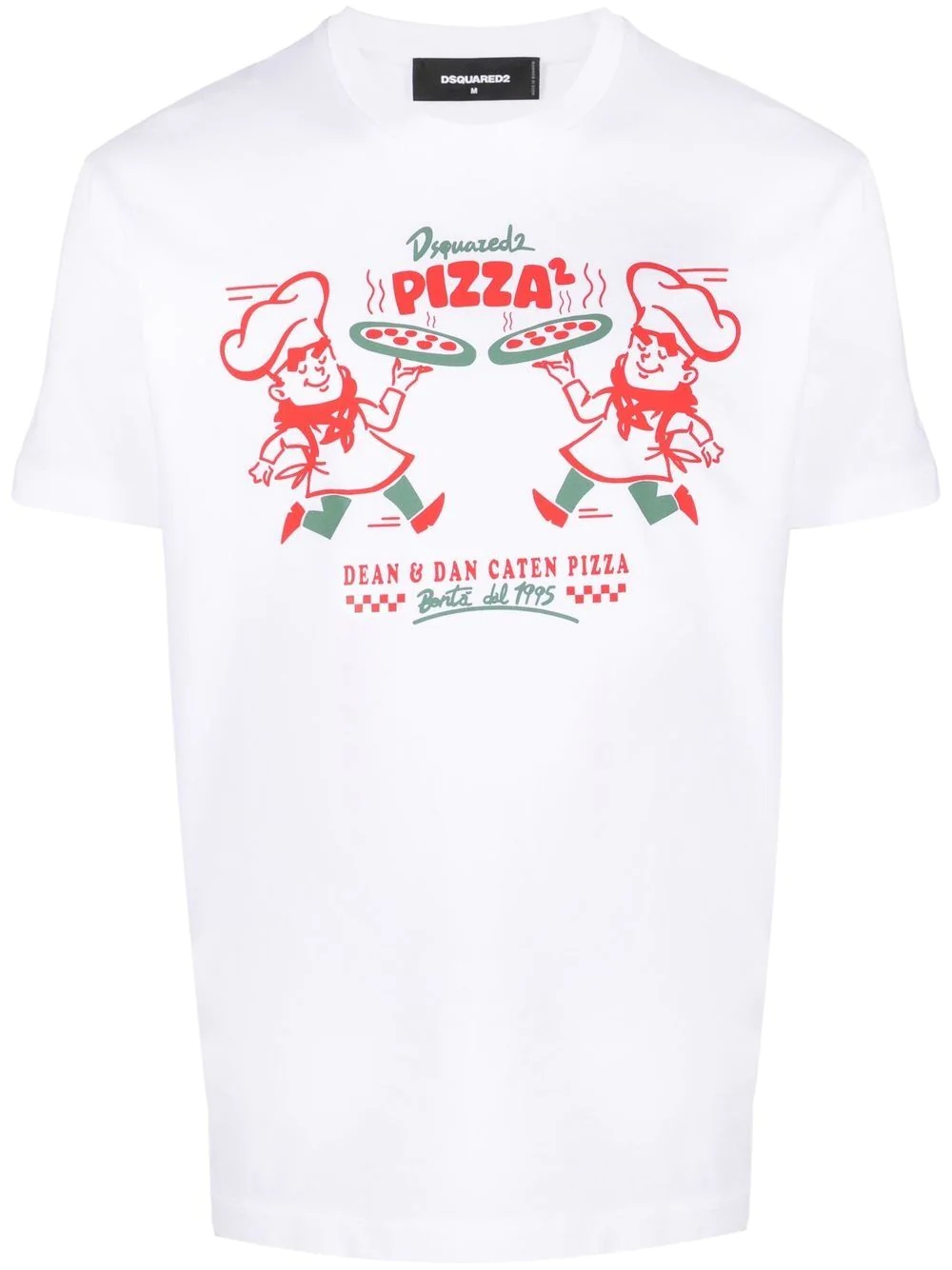 Pizza graphic-print T-shirt - 1