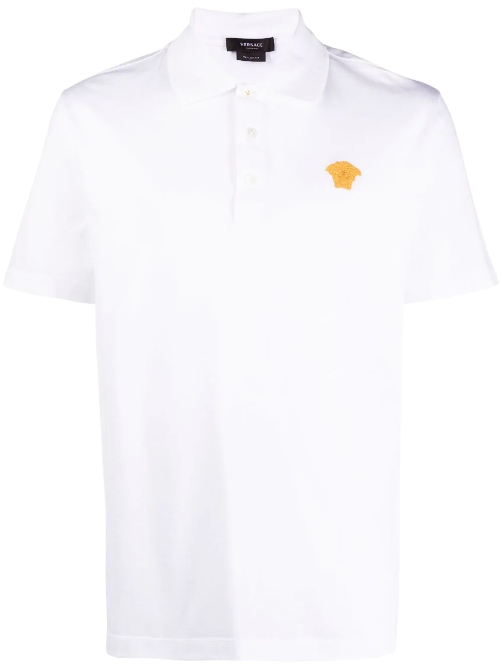 Medusa embroidered polo shirt - 1