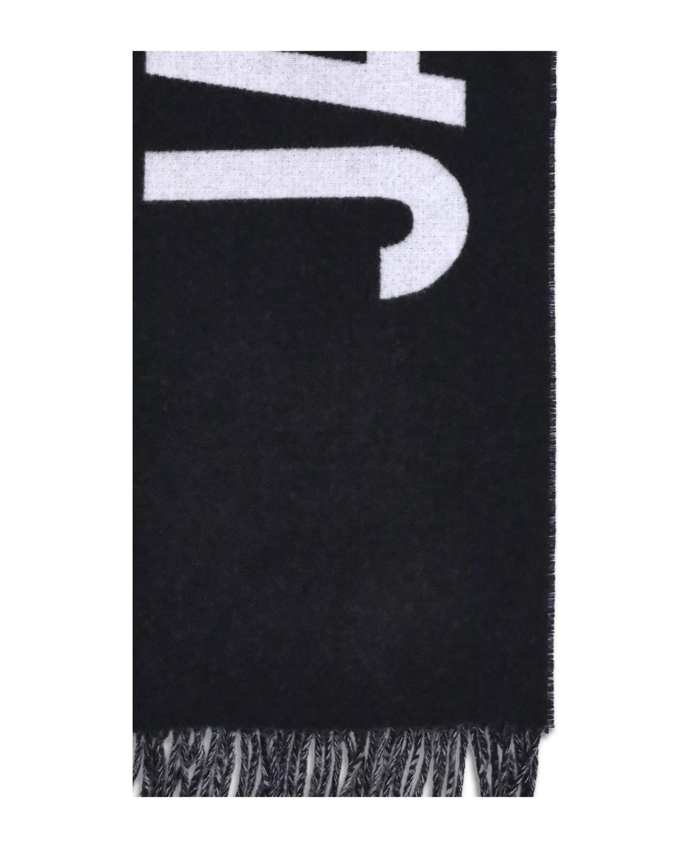 Fringes Wool Scarf - 3