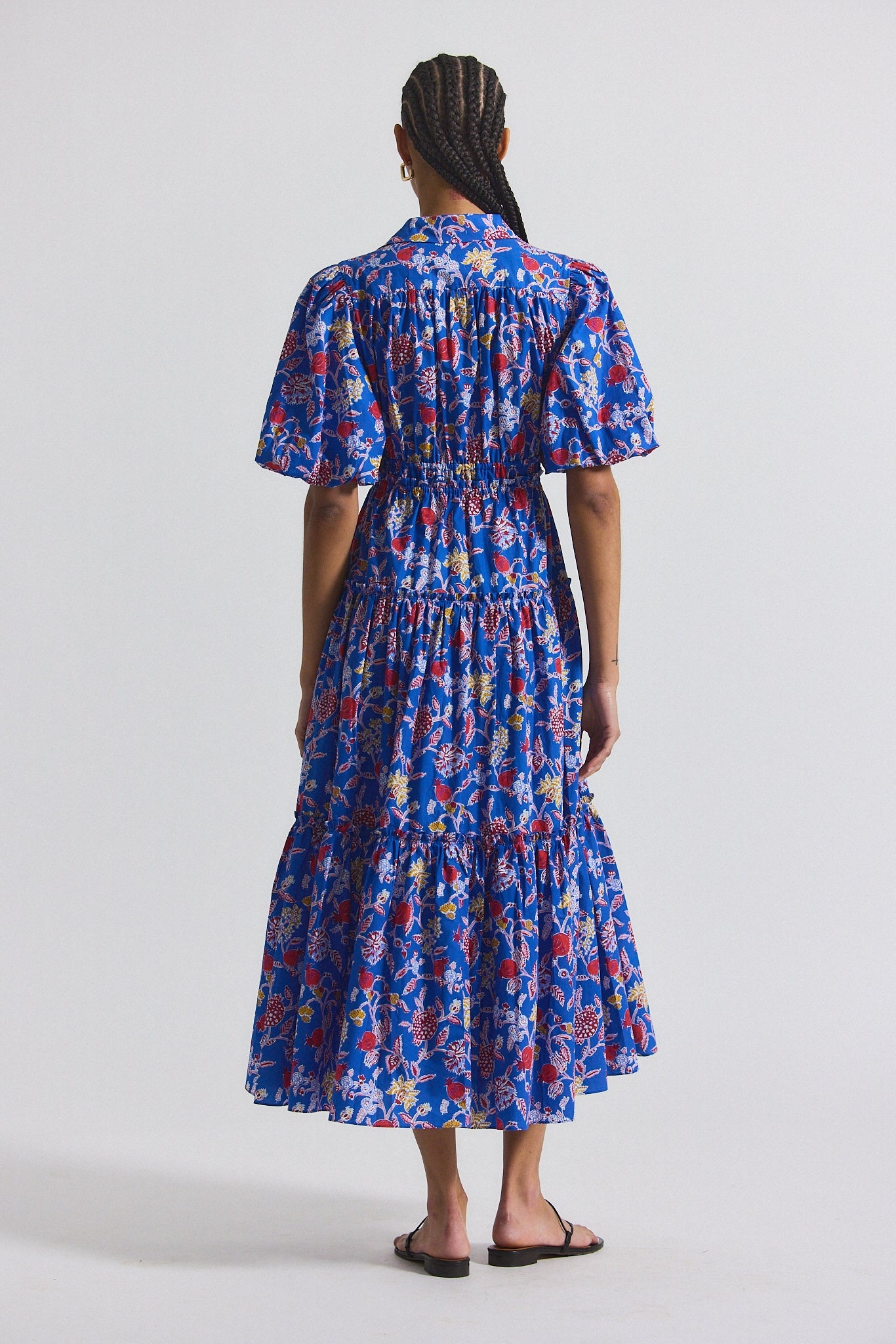 DAHLIA BALLOON SLEEVE SHIRT DRESS - 3