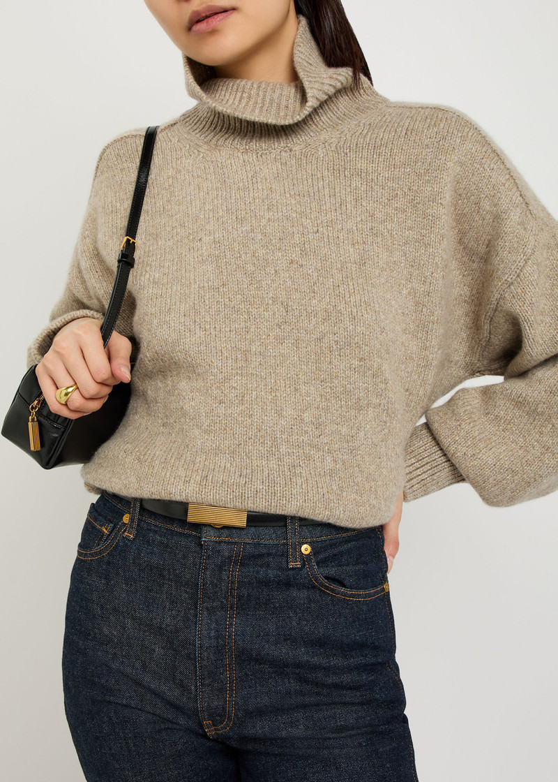 KHAITE Khaite Empire Leather Belt outlook