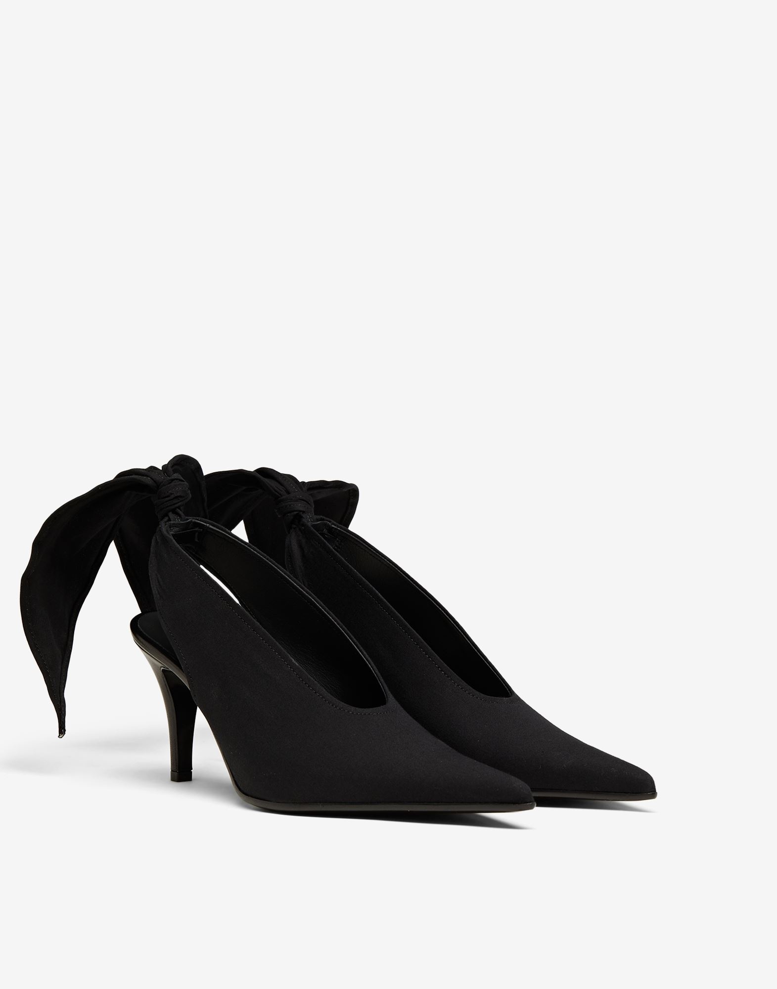 Slingback pump with bow - 2