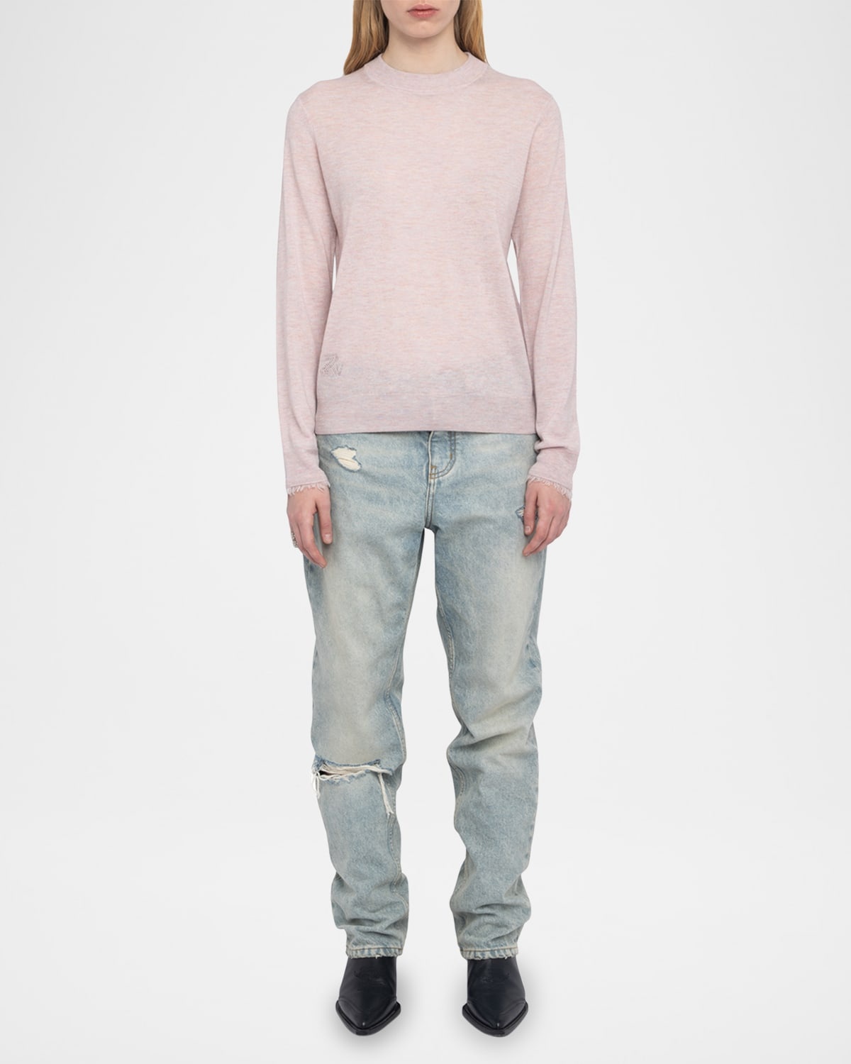 Ivy Crewneck Cashmere Pullover - 2