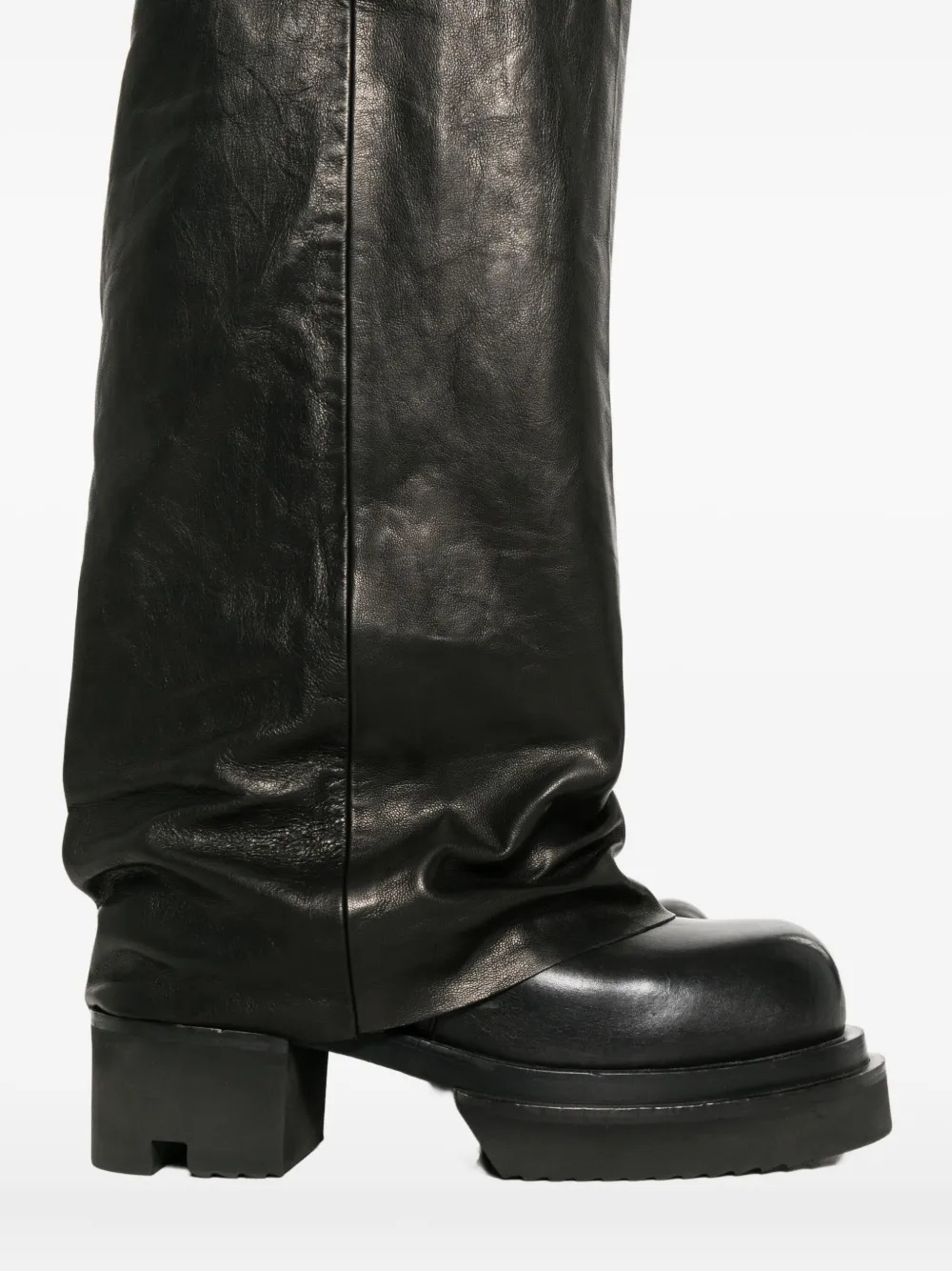 RICK OWENS - Men Lambskin Geth Jeans - 4