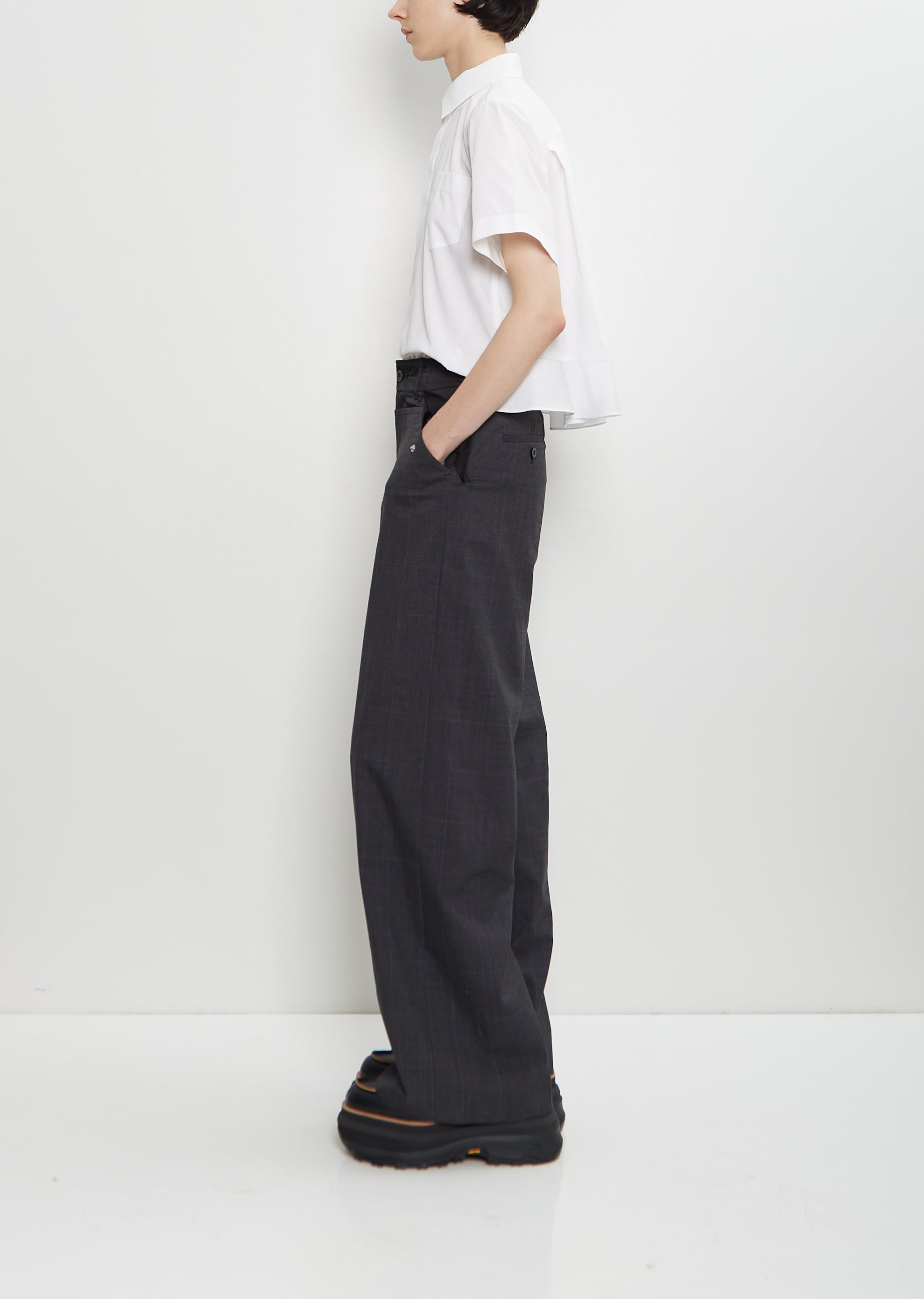 Glen Check Pants - 2
