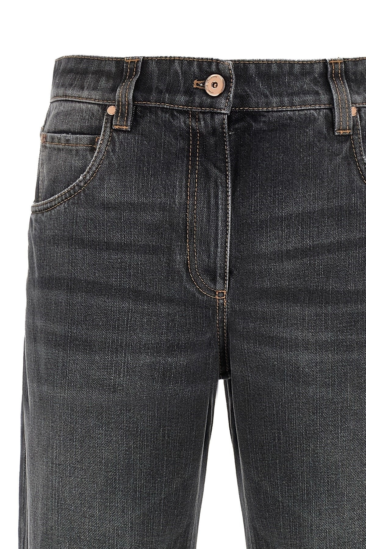 Brunello Cucinelli Women 'The Square' Jeans - 3