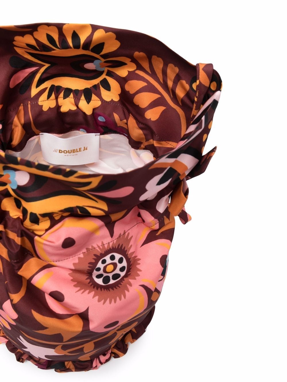 floral-print pouch bag - 5