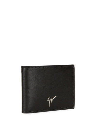 Giuseppe Zanotti Albert logo-plaque wallet outlook