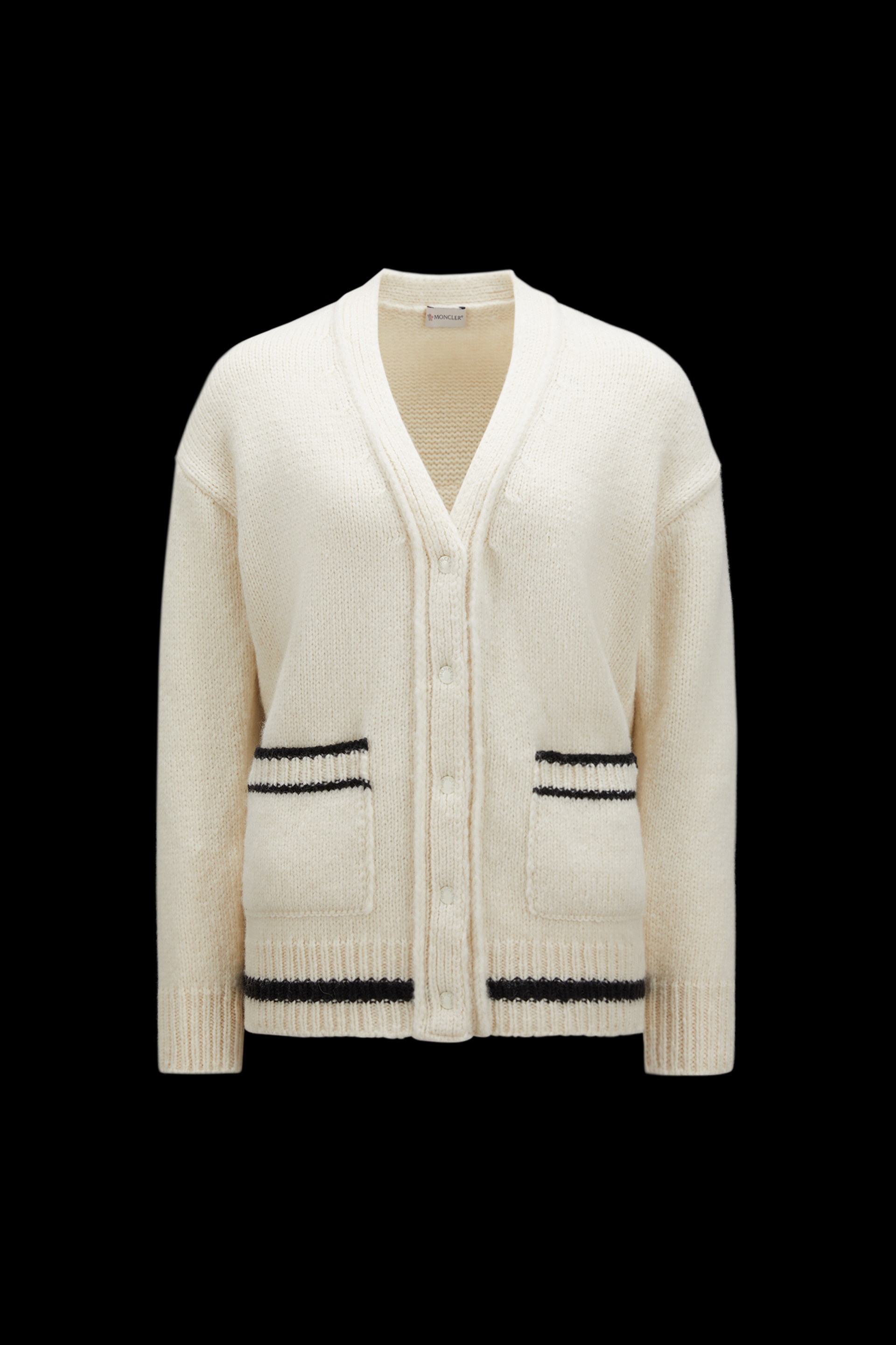 Logo Wool Blend Cardigan - 1