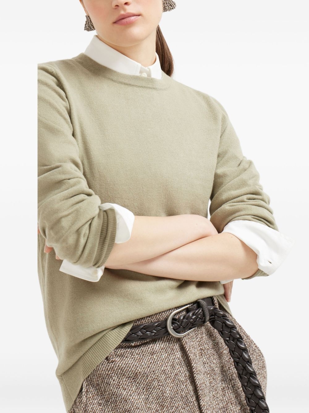cashmere crew-neck sweater - 4