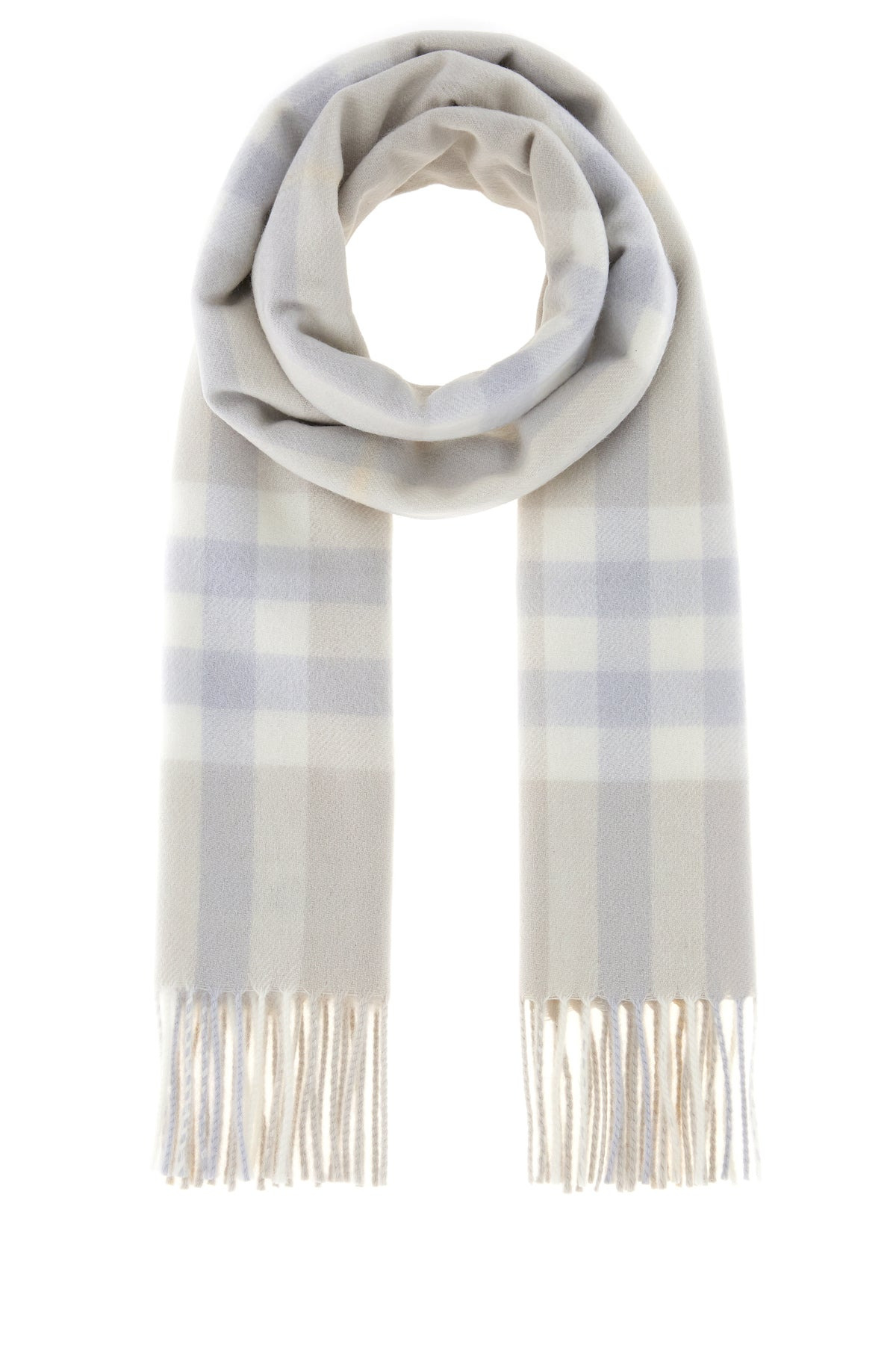 Embroidered cashmere scarf - 1
