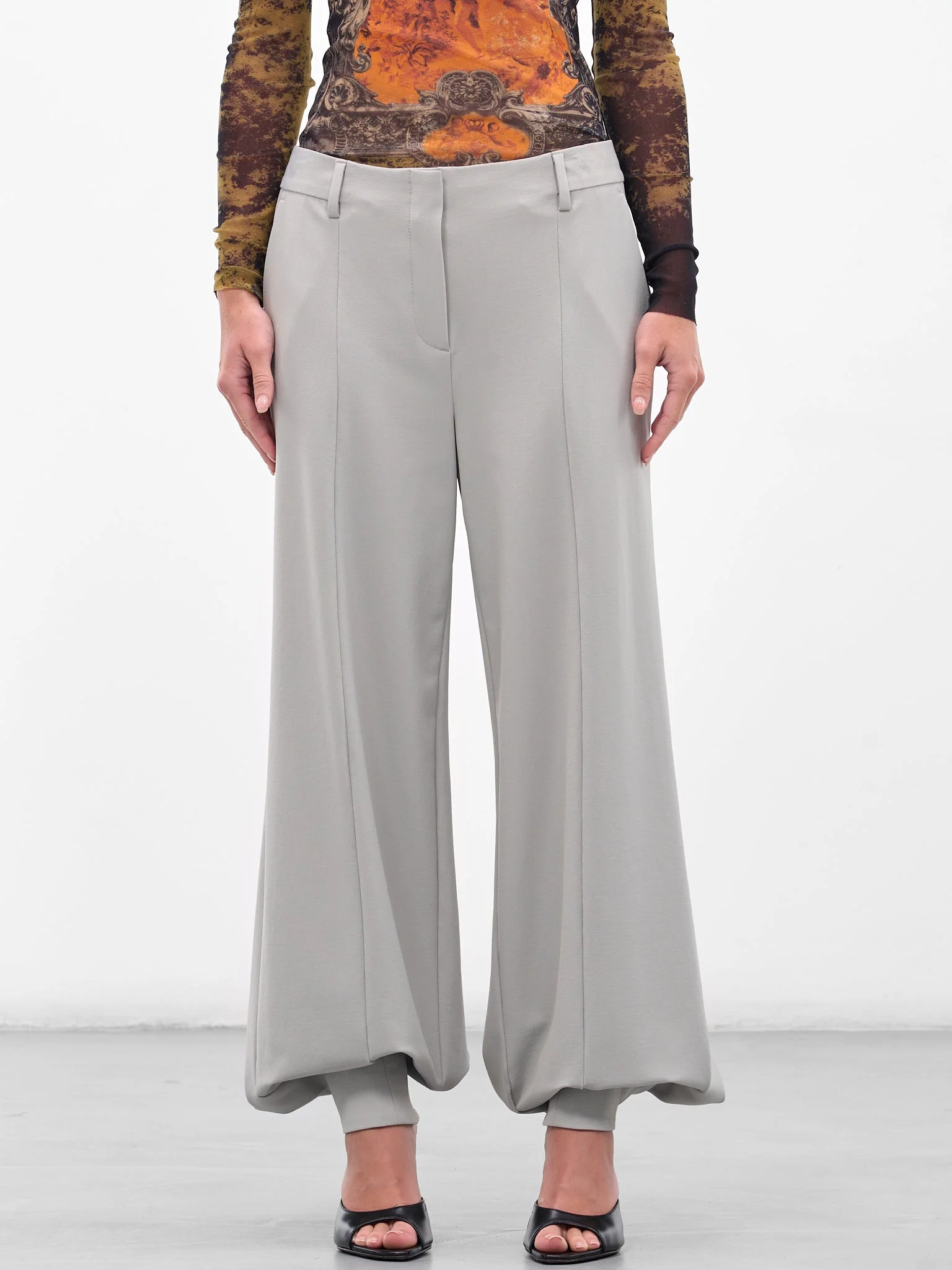 The Gray Stirrup Pants - 1