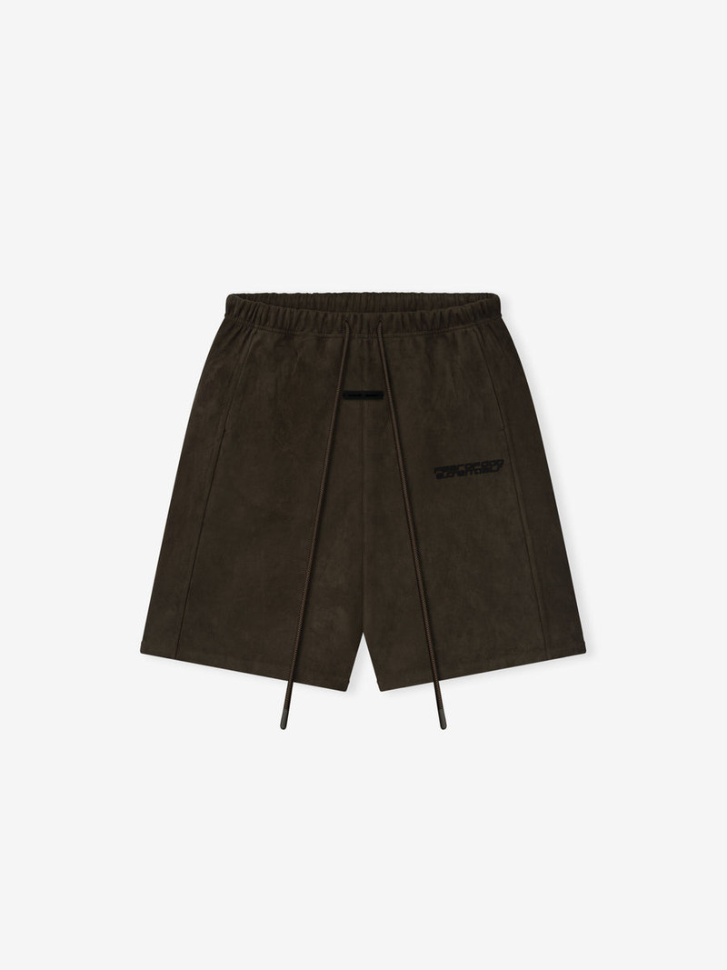 Suede Fleece Relaxed Short - 1