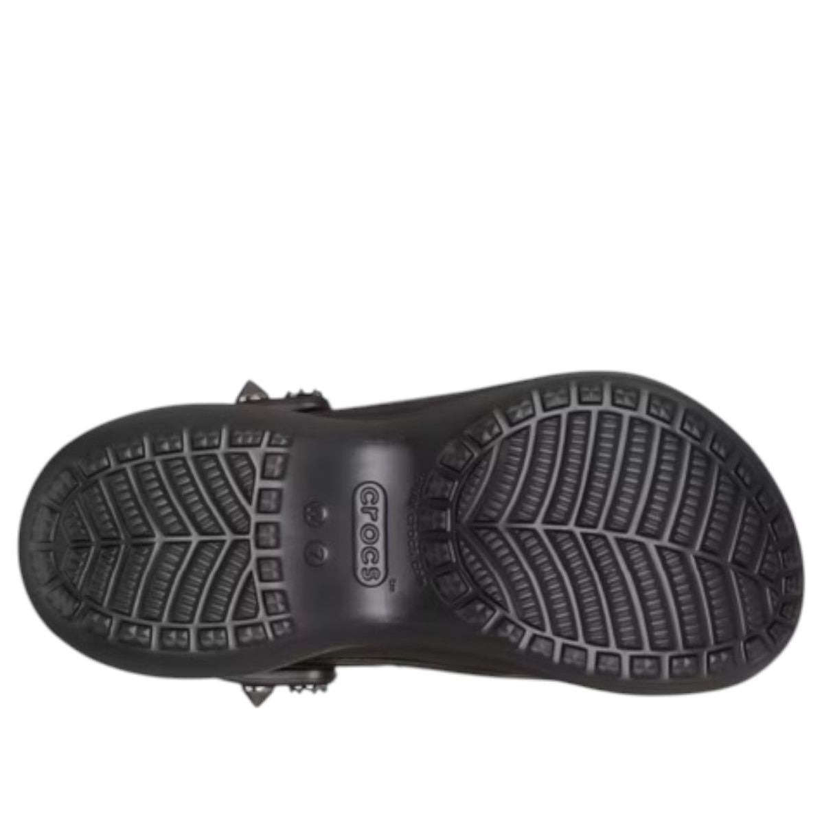 (WMNS) Crocs Bae Studded Clog 'Black' 211626-001 - 4