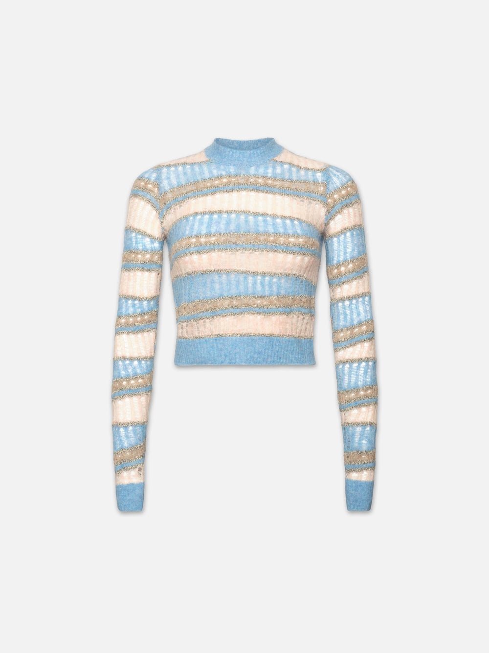 Stitch Mix Crew in Light Blue Multi - 1