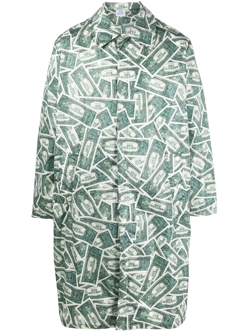 money-print oversized raincoat 1