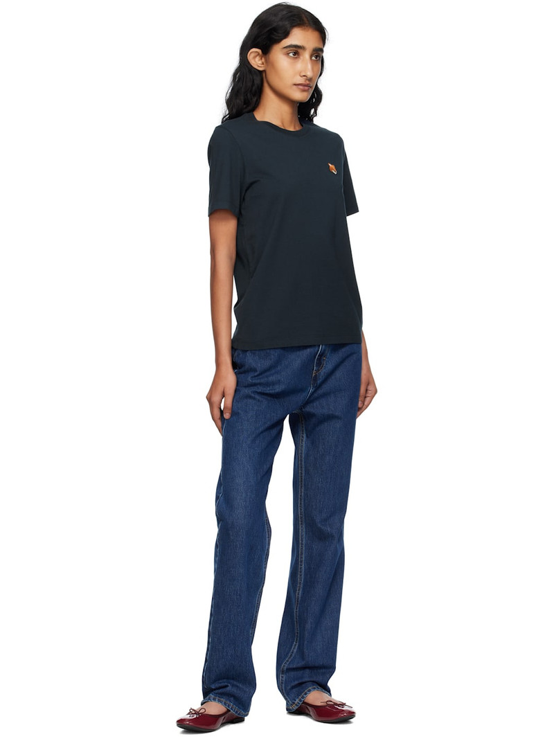 Maison Kitsuné Navy Fox Head T-shirt outlook