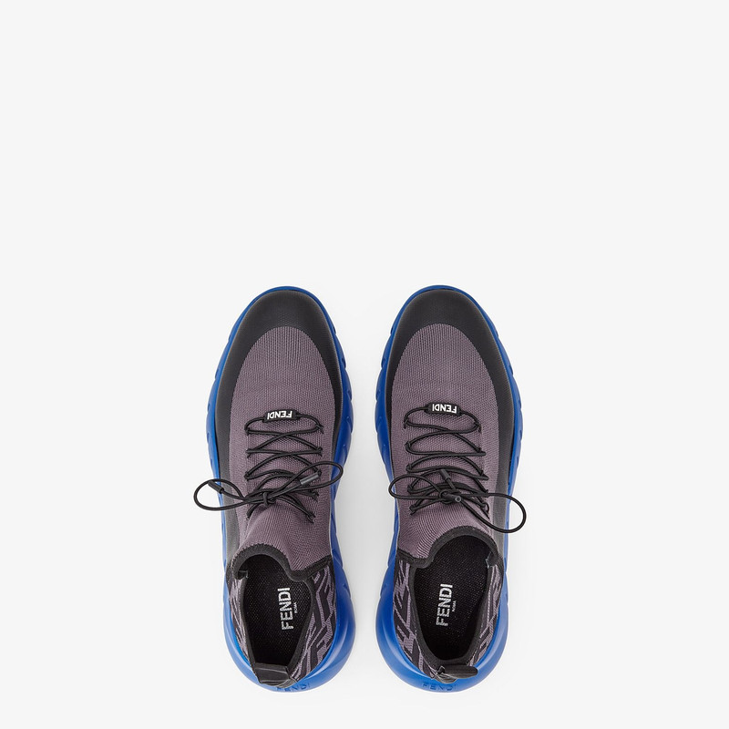 Black tech mesh high-tops 4