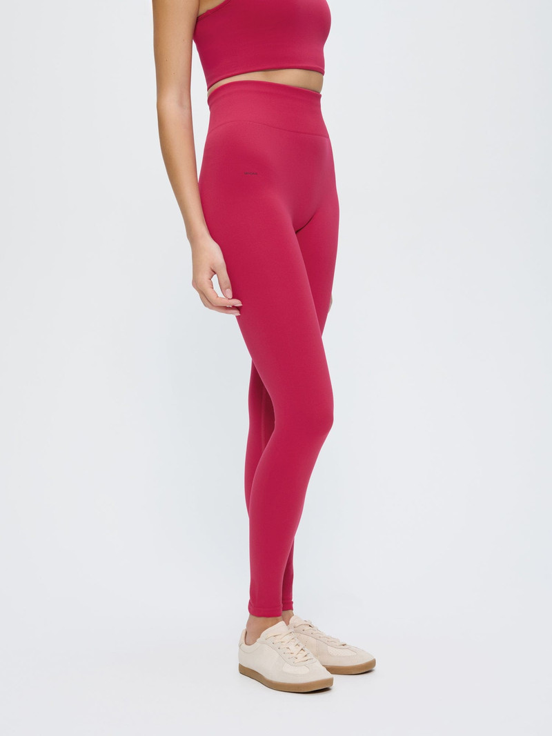 Womens 99% Bio-Based Compressive Leggings - Acai Pink 3