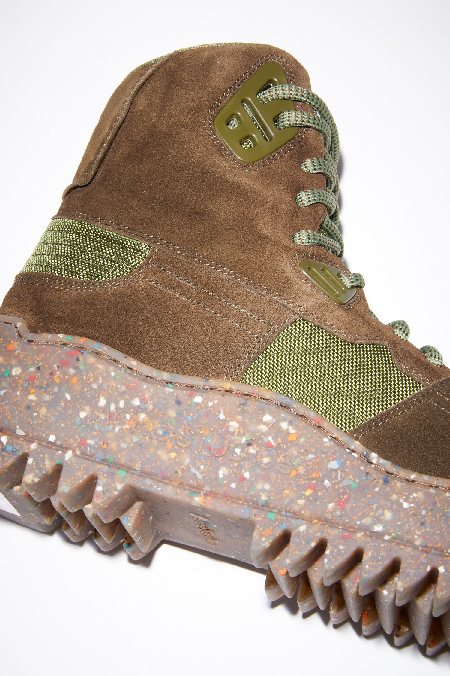 Nylon ankle boots - Multi green - 6