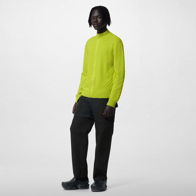 Louis Vuitton Damier Wool Zip-Through Cardigan outlook