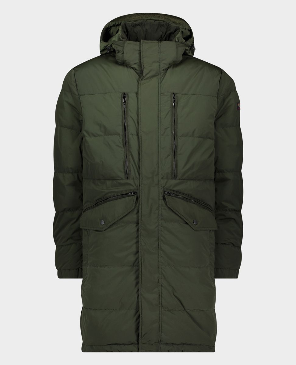 Save the Sea Garment dyed ECONYL® nylon stretch Parka - 1