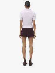 Overdyed Denim Mini Skirt - 4