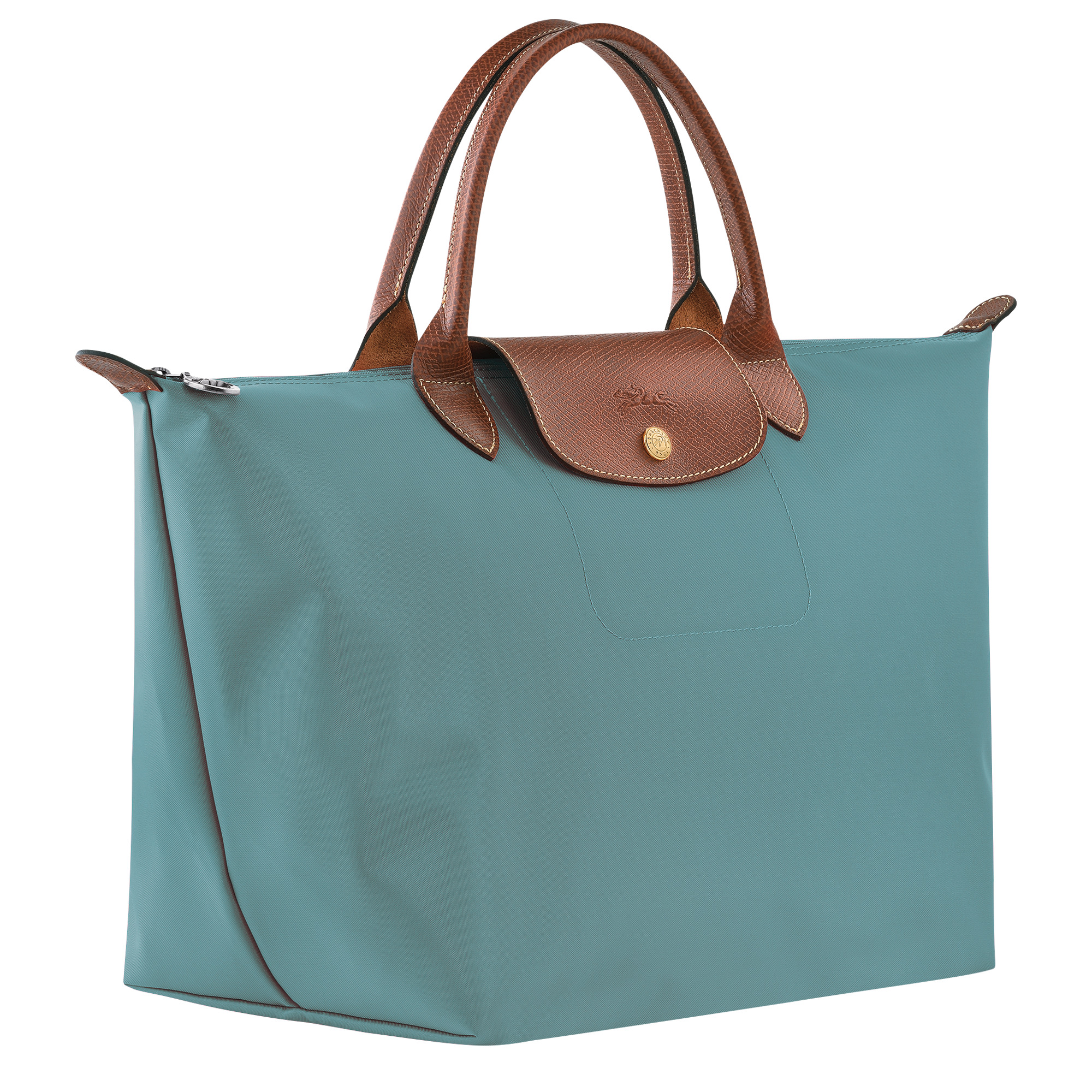 Le Pliage Original M Handbag Eucalyptus - Recycled canvas - 2