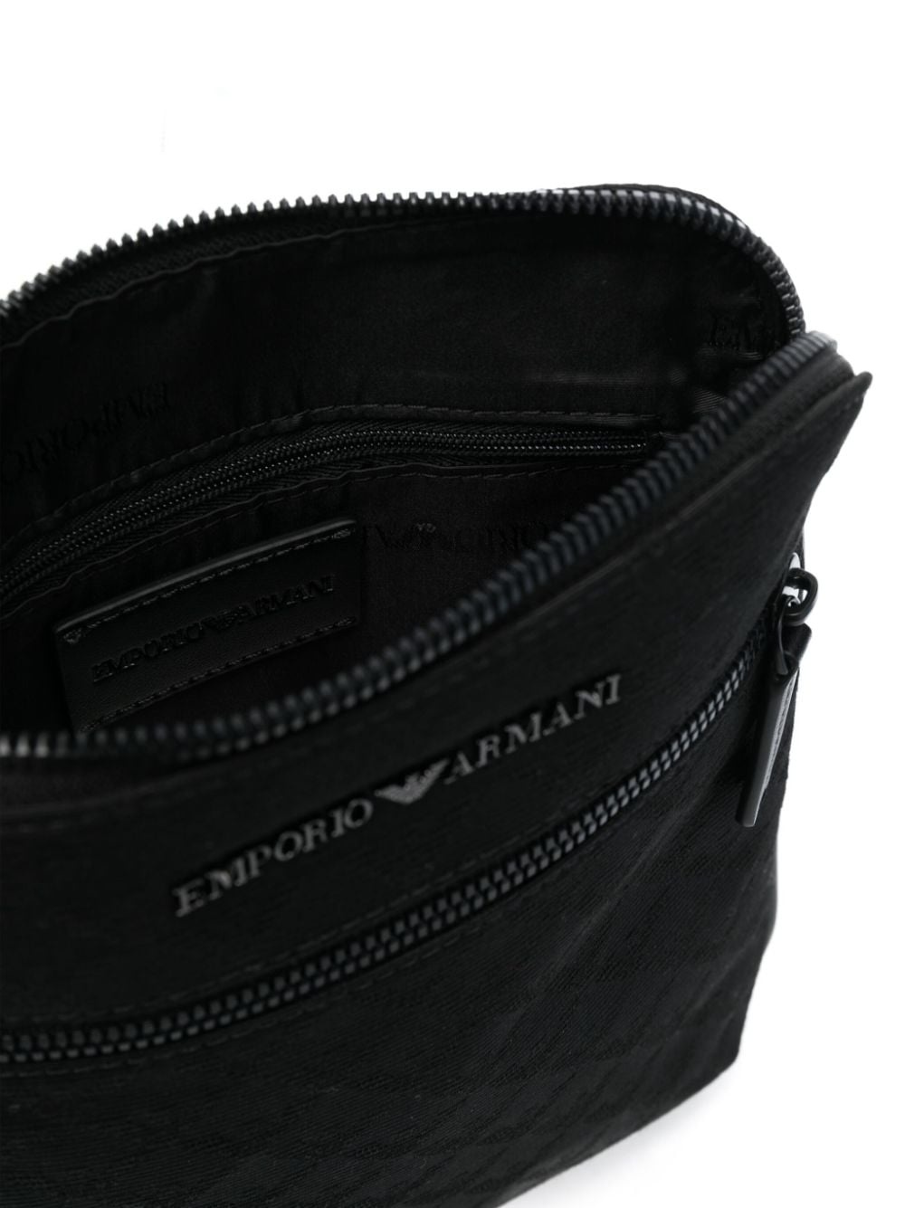 logo-jacquard messenger bag - 5