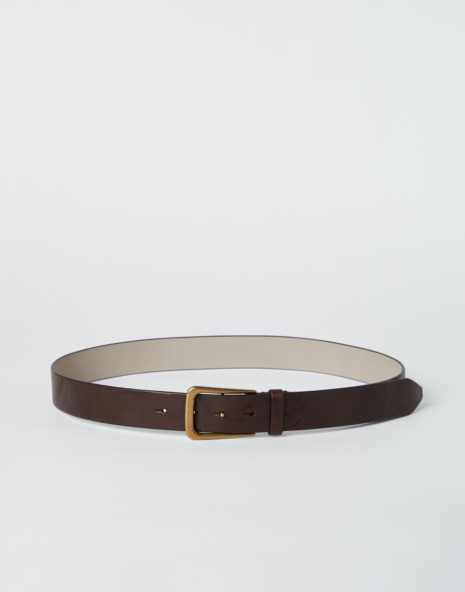 Aged leather belt - 1