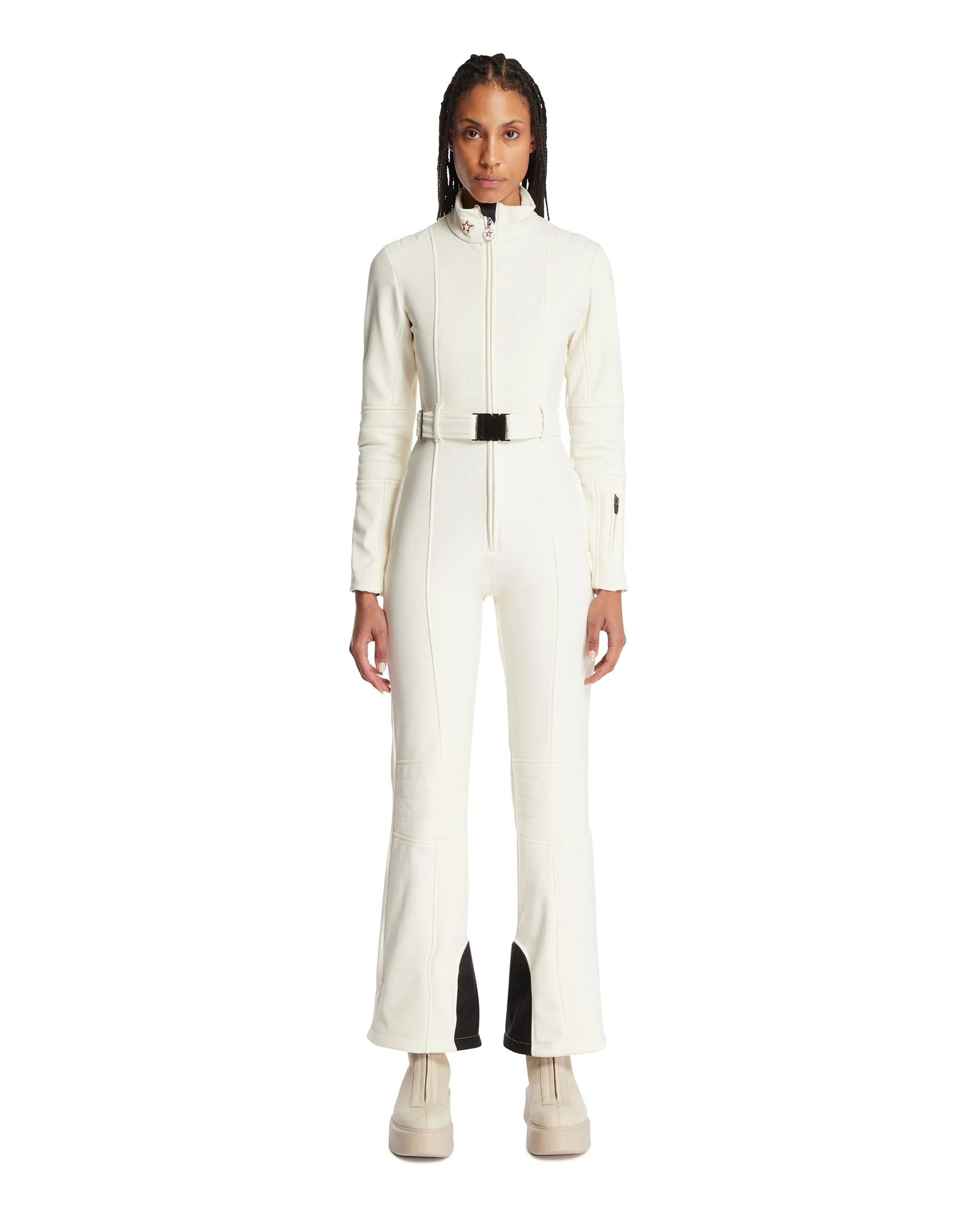 White Tignes Ski Suit - 1