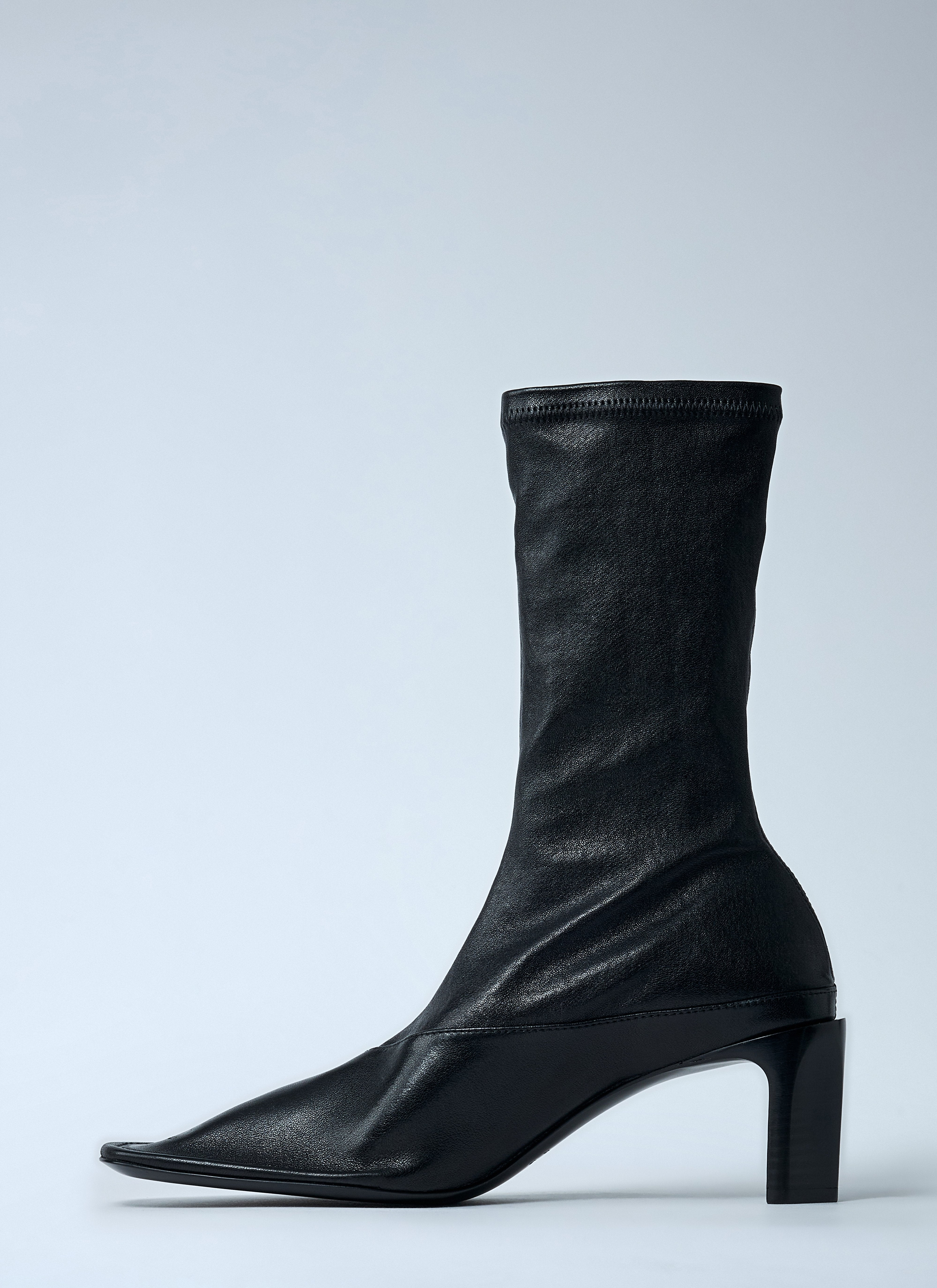 Jil Sander Women Heeled Leather Boots - 4