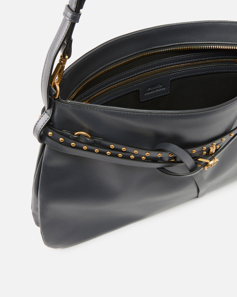 BELT BAG BIG LARGE SHOULDER BAG IN LEATHER 4