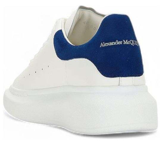Alexander McQueen Oversized Sneaker 'White Paris Blue' 2024 553680-WIEF1-9086 - 4