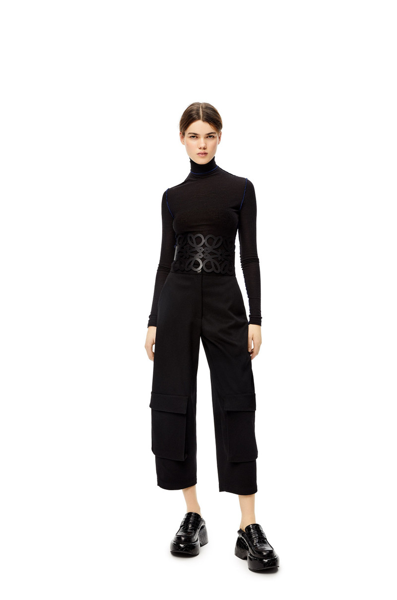 Wedge slip on loafer in calfskin 5