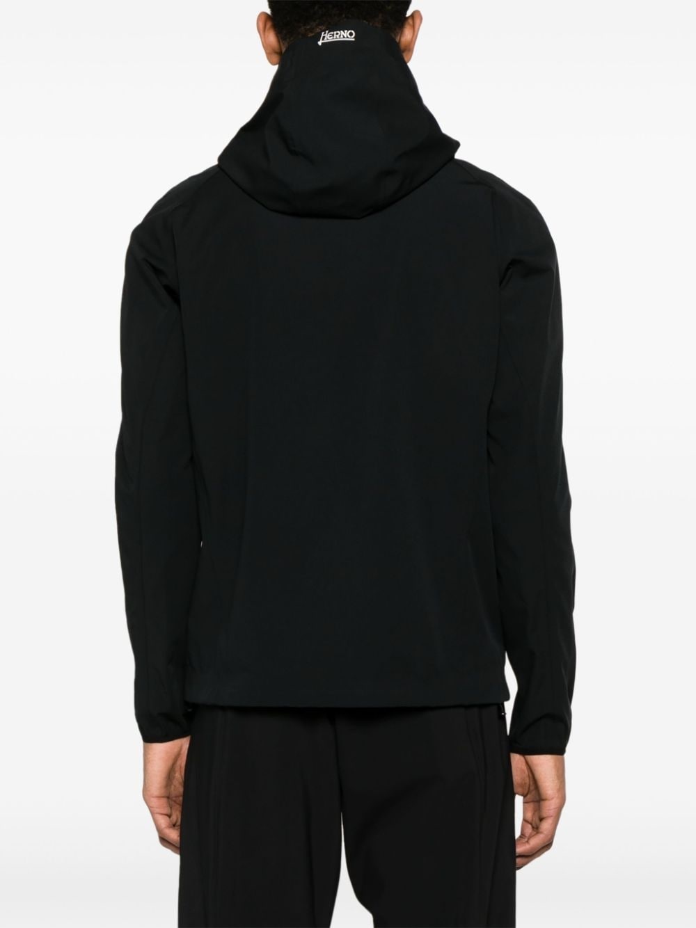 hooded water-repellent jacket - 4