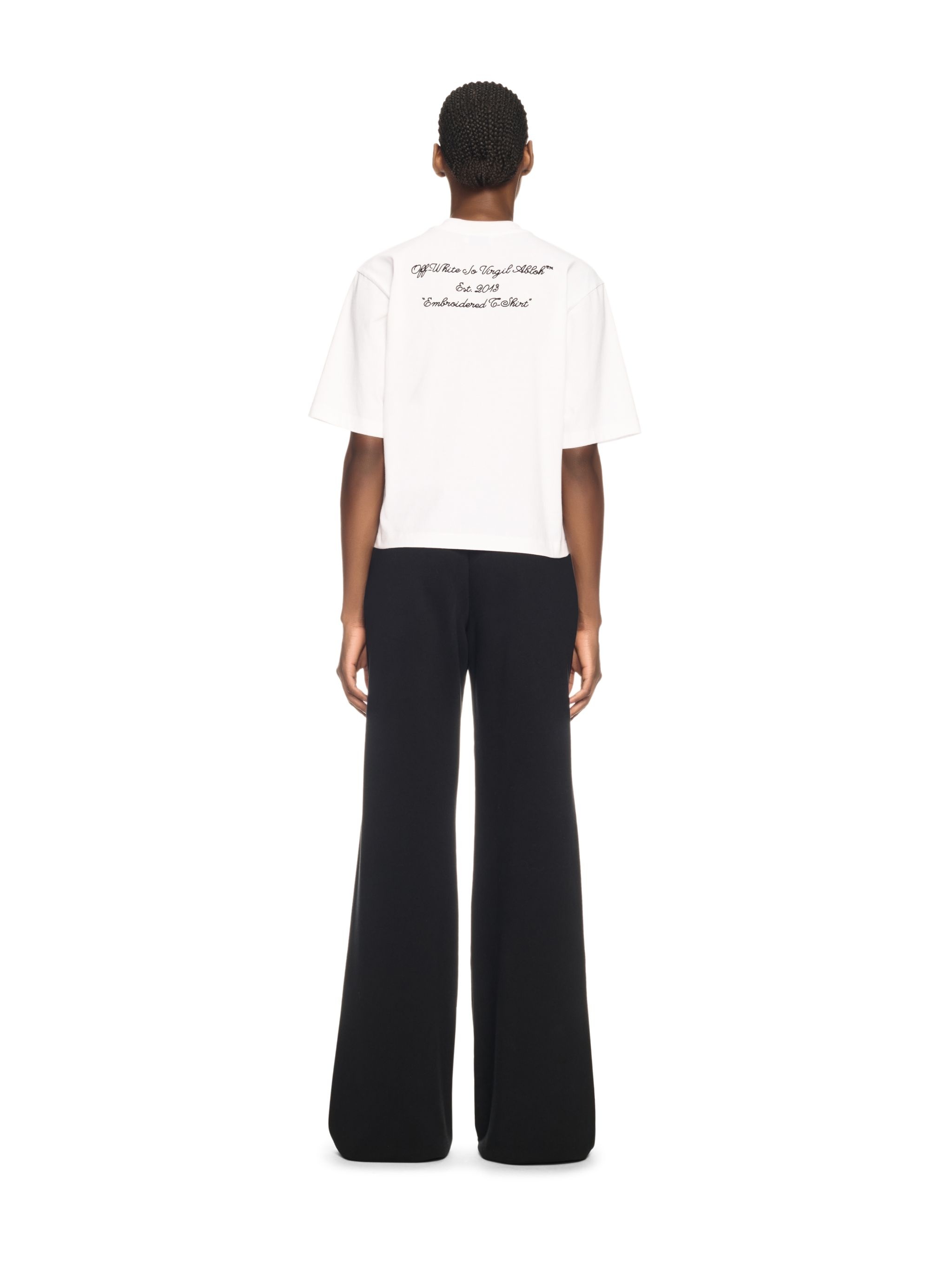 White Script T-shirt - 4