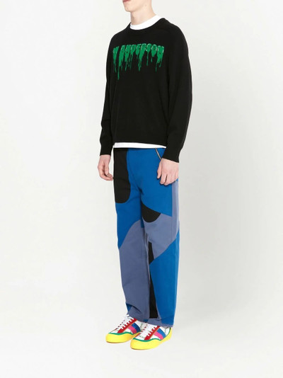 JW Anderson intarsia-knit logo jumper outlook