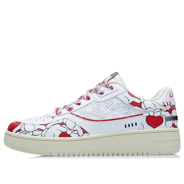 (WMNS) Li-Ning Classic Skateboarding x Disney 'White Red Minnie' AGCS146-1 - 1